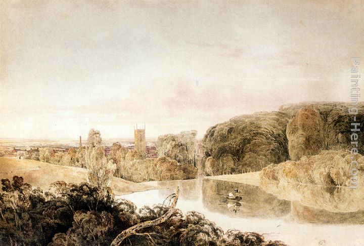 Dovecot, Derbyshire painting - Peter de Wint Dovecot, Derbyshire art painting